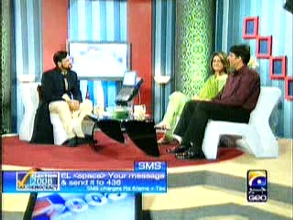 Misbah ul Haq & Bushra Ansari in Nadia Khan Show Part 3