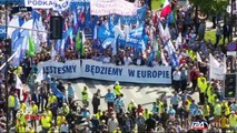 Poland Protests: tens of thousands demonstrate against 'Violation of European values'