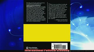 best book  International Political Economy