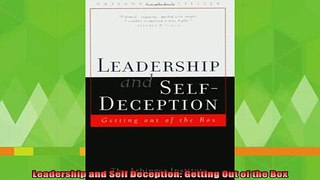 new book  Leadership and Self Deception Getting Out of the Box