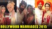 Bollywood Celebs Who Got MARRIED In 2015 - Shahid kapoor, Meera Rajput, Harbhajan Singh, Geeta Basra