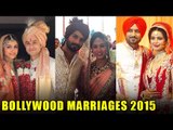 Bollywood Celebs Who Got MARRIED In 2015 - Shahid kapoor, Meera Rajput, Harbhajan Singh, Geeta Basra