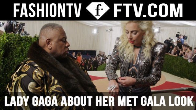 Lady Gaga Talks Talks About Her Glam Look & Mick Jagger at Met Gala 2016 | FTV.com