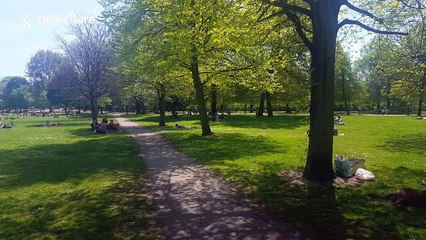 Hottest day of the year brings crowds to Victoria Park