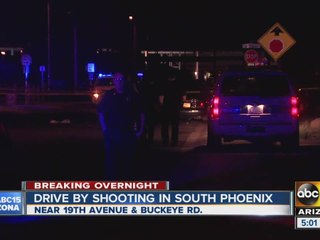 Drive by shooting in South Phoenix