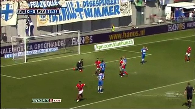Luuk de Jong Goal HD - PEC Zwolle 0-2 PSV Eindhoven 08.05.2016 HD