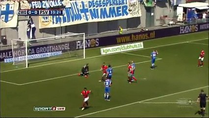 0-2 Luuk de Jong Goal HD - PEC Zwolle vs PSV Eindhoven 08.05.2016 HD