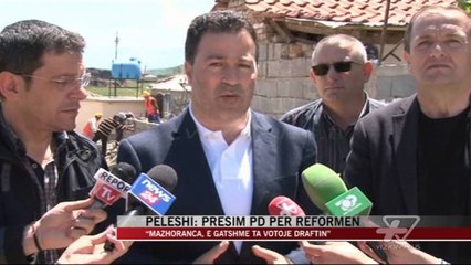 Peleshi: Presim PD-në për reformën - News, Lajme - Vizion Plus