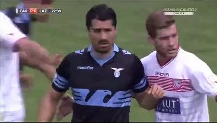 Milan Bisevac Goal HD - Carpi 0-1 Lazio - 08.05.2016