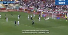 Milan Bisevac Goal - Carpi 0-1 Lazio - 08.05.2016