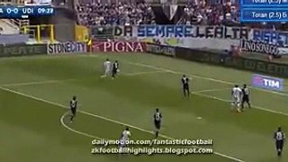 0-1 Duvan Zapata Goal - Atalanta vs. Udinese 08.05.2016