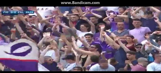 Half Time Goals Fiorentina 0-0 Palermo 08-05-2016