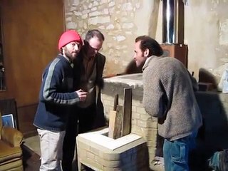 premiere combustion dans un poele de masse flexoven