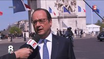 8-mai : Hollande conclut les commémorations par la défense de son bilan