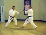 Tom Hills Karate Dojo; Fighting Scorpion kick & take down
