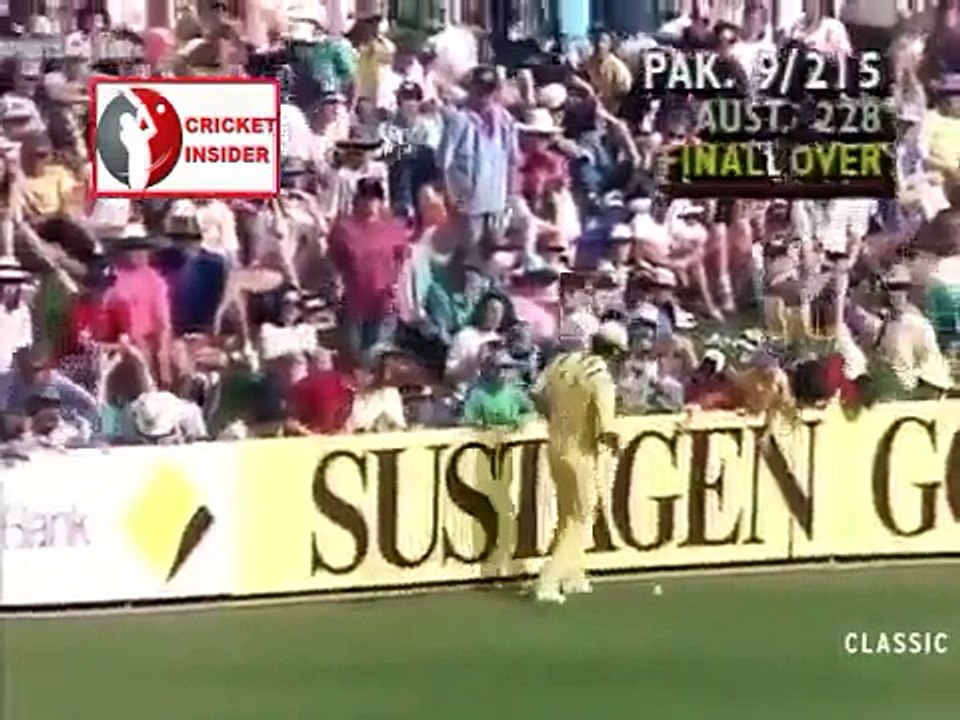 Amazing finish between Pakistan and Australia