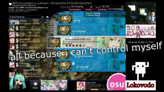 What its like to go for a 200pp score on Osu!