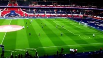 L'entraînement du PSG contre Rennes au parc des princes