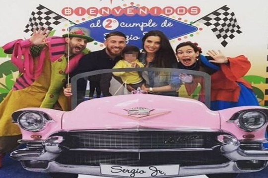 El cumpleaños del pequeño Sergio Ramos