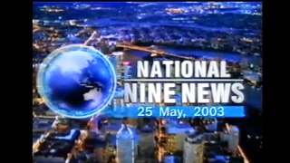 National Nine News Queensland (25.5.2003)