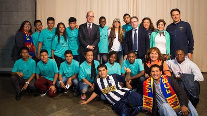 Acte Fundació Shakira al Camp Nou