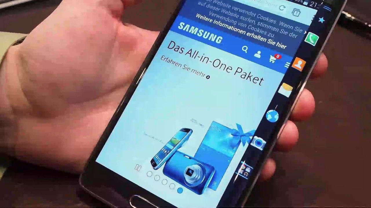 Samsung Galaxy Note Edge Hands-on