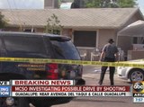 MCSO investigating possible shooting