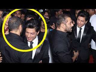 Salman Shahrukh HUG 2015 At Colors Stardust Awards 2015 RedCarpet