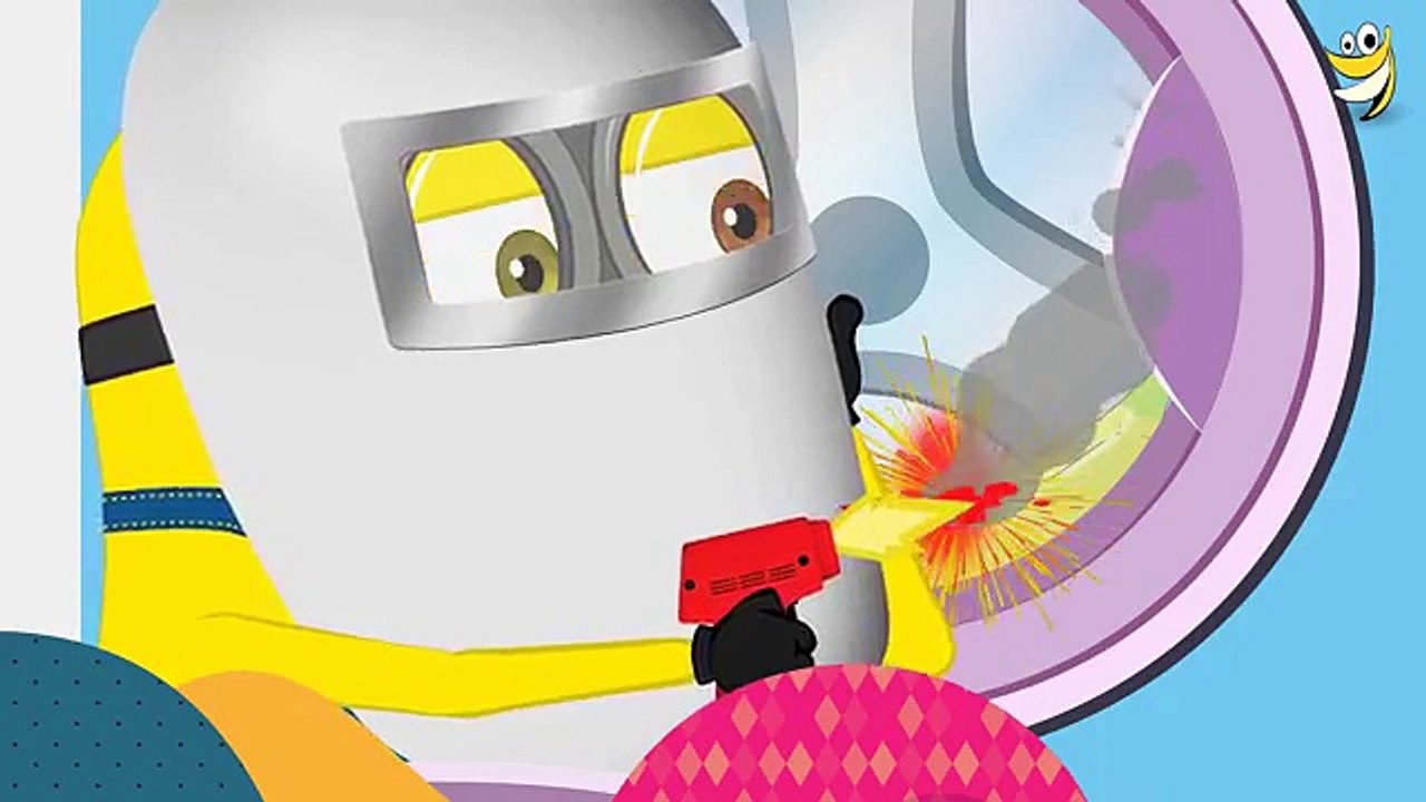 Minions Banana in Washing Machine Funny Cartoon ~ Minions Mini Movies 2016 [HD] 1080p