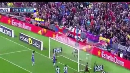 اهداف مباراة برشلونة واسبانيول 5-0 كاملة - الدوري الاسباني 2016 8_5_2016