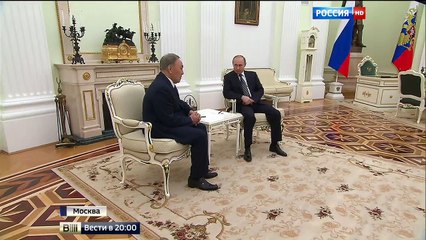 Путин и Назарбаев поздравили друг друга с наступающим праздником