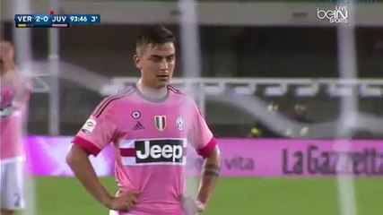 Dyabla (Penallaty GOAL)  (2:1)  Verona vs Juventus (2016.05.08)