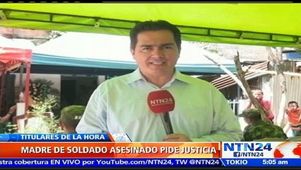 Madre del soldado abatido por un francotirador de las FARC exige justicia al presidente Santos del asesinato de su hijo