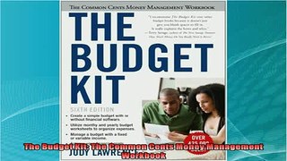 best book  The Budget Kit The Common Cents Money Management Workbook
