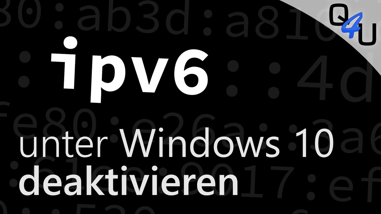 IPv6 unter Windows 10 vollständig deaktivieren | QSO4YOU Tech