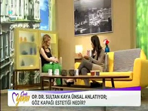 Op.Dr. Sultan Kaya Ünsal TV2 Derya Özel ile Çok Yaşa Programı Ameliyatsız Göz Estetiği