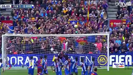 اهداف مباراة برشلونة و اسبانيول 5-0 ( شاشة كاملة ) الدوري الاسباني 2016
