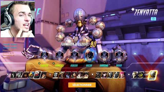 L'amusement sur l'overwatch ! (Squeezie) #humour #jeu vidéo