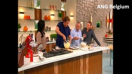 WOLGANG PUCK Diane Parish JAMES MARTIN Theo Randall RASPBERRY SWISS ROLL Saturday Kitchen