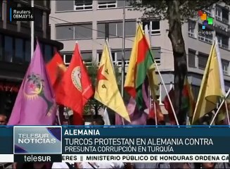 Alemania: cientos de turcos rechazan corrupción en su país
