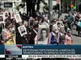 Cientos de austriacos marchan por el Día de la Victoria rusa