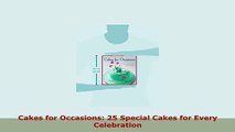 Download  Cakes for Occasions 25 Special Cakes for Every Celebration Free Books