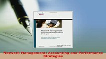 PDF  Network Management Accounting and Performance Strategies Free Books