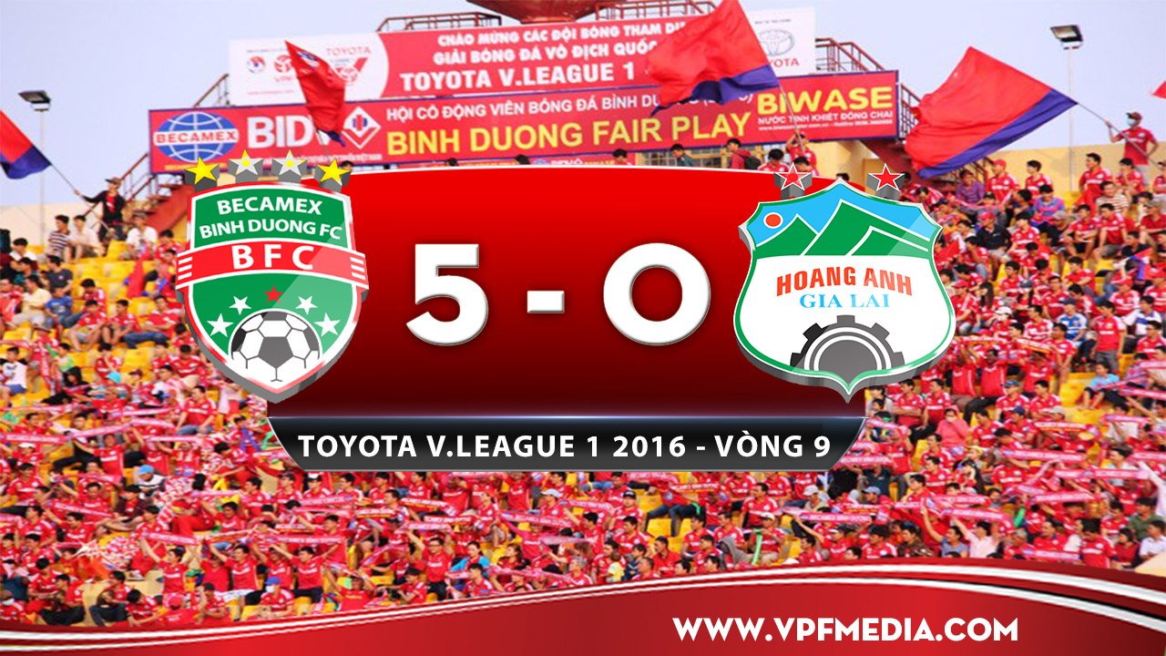 BÌNH DƯƠNG 5 - 0 HAGL | HIGHLIGHTS