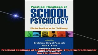 READ book  Practical Handbook of School Psychology Effective Practices for the 21st Century Full Free