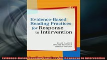 Free Full PDF Downlaod  EvidenceBased Reading Practices for Response to Intervention Full EBook