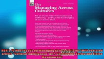 READ PDF DOWNLOAD   HBRs 10 Must Reads on Managing Across Cultures with featured article Cultural  BOOK ONLINE