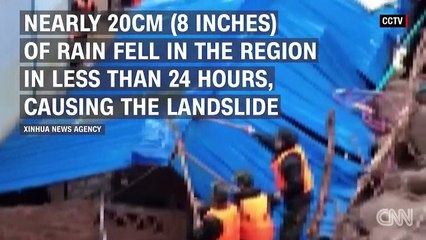 Dozens missing after landslide in Fujian, China