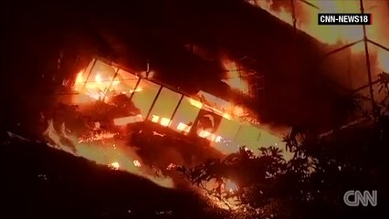 Huge blaze guts New Delhi museum