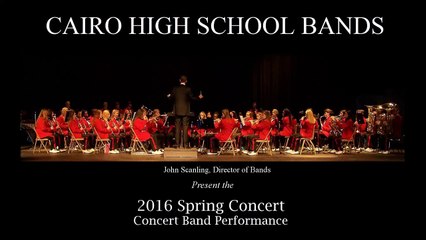 2016 Spring Concert - Concert Band